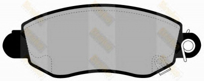 BRAKE ENGINEERING pa1262 -  Комплект тормозных колодок, дисковый тормоз